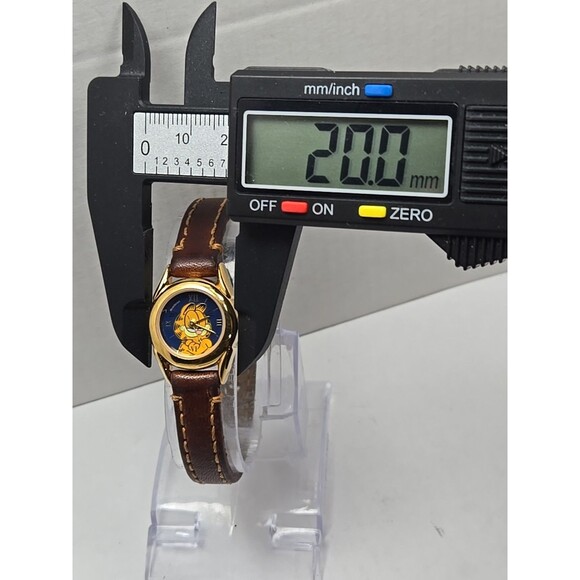 Armitron Garfield Womens 20mm Petite Blue Dial Roman Quartz Watch New Battery - Picture 5 of 12